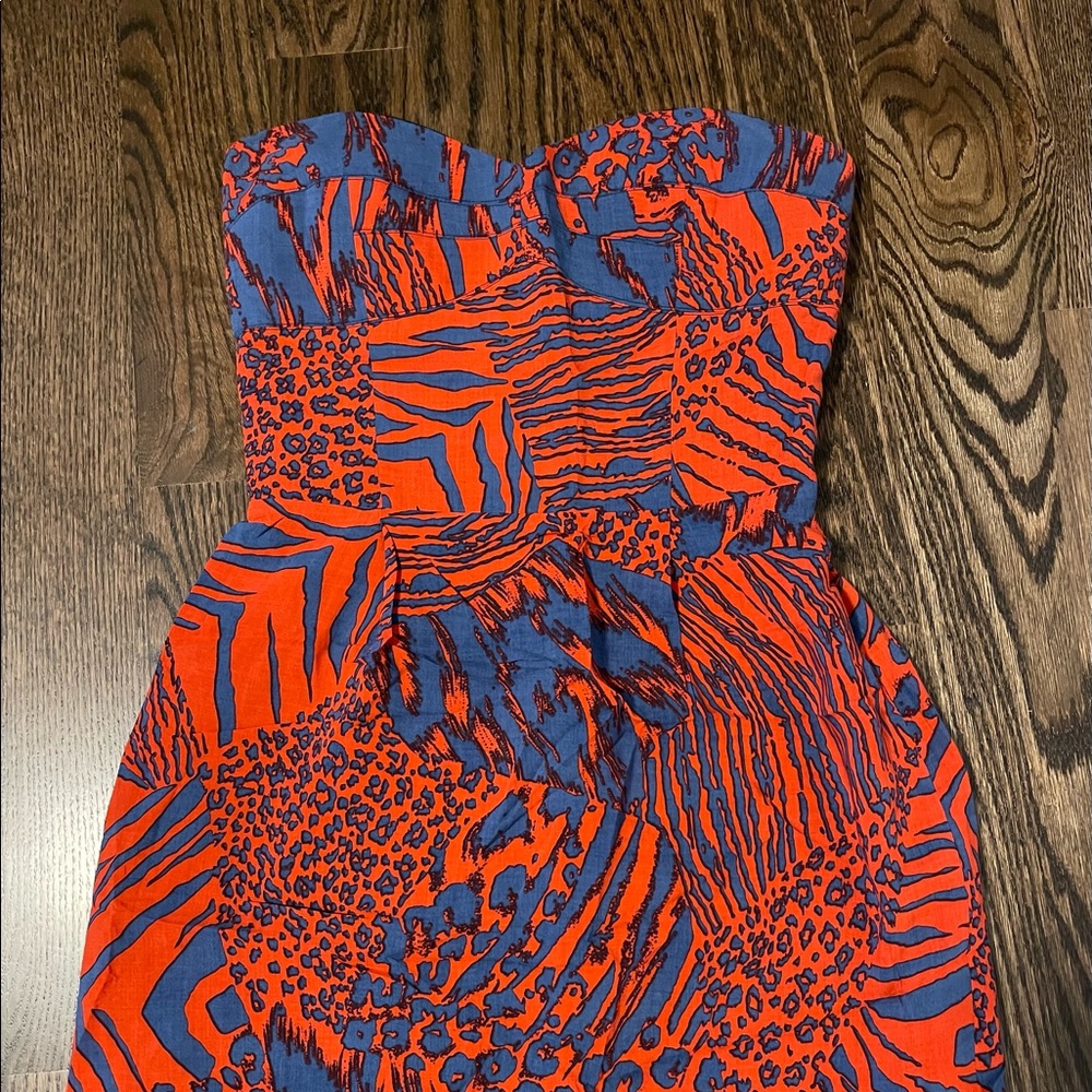 BCBG strapless mini dress